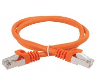 ITK Коммутационный шнур (патч-корд), кат.5Е FTP, 0,5м, оранжевый
