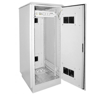 ITK Шкаф уличный 19" 24U 720x860, IP55 металл двери, серый