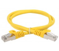 ITK Коммутационный шнур (патч-корд), кат.5Е FTP, 0,5м, желтый