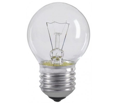 Лампа накаливания G45 шар прозр. 60Вт E27 IEK