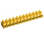 Зажим винтовой ЗВИ-3 н/г 1,0-2,5 мм2 (2 шт/блистер) ИЭК желтые
