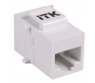 ITK Проходной адаптер кат.5E UTP, RJ45-RJ45, тип Keystone Jack