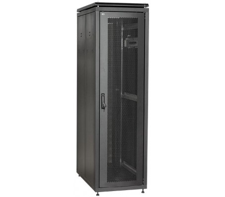 ITK Шкаф сетевой 19" LINEA N 33U 600х1000 мм перфорированные двери черный