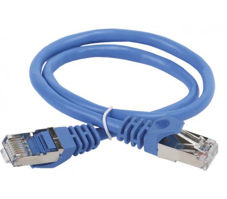 ITK Коммутационный шнур (патч-корд), кат.5Е FTP, 5м, синий